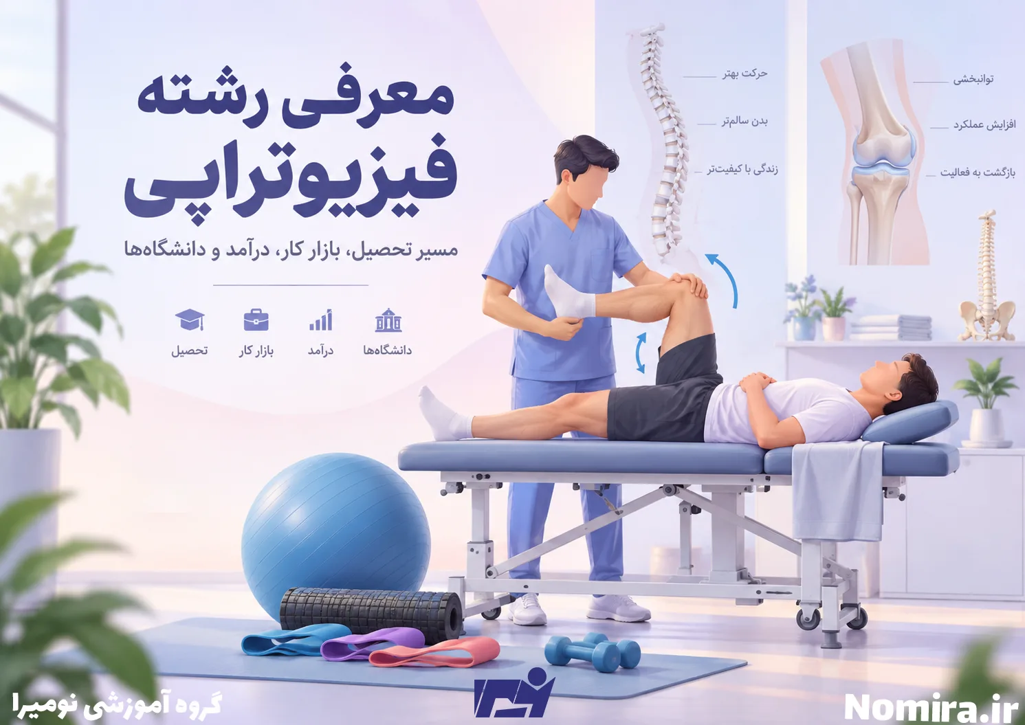 معرفی رشته فیزیوتراپی؛ مسیر تحصیل، بازار کار، درآمد و دانشگاه‌ها