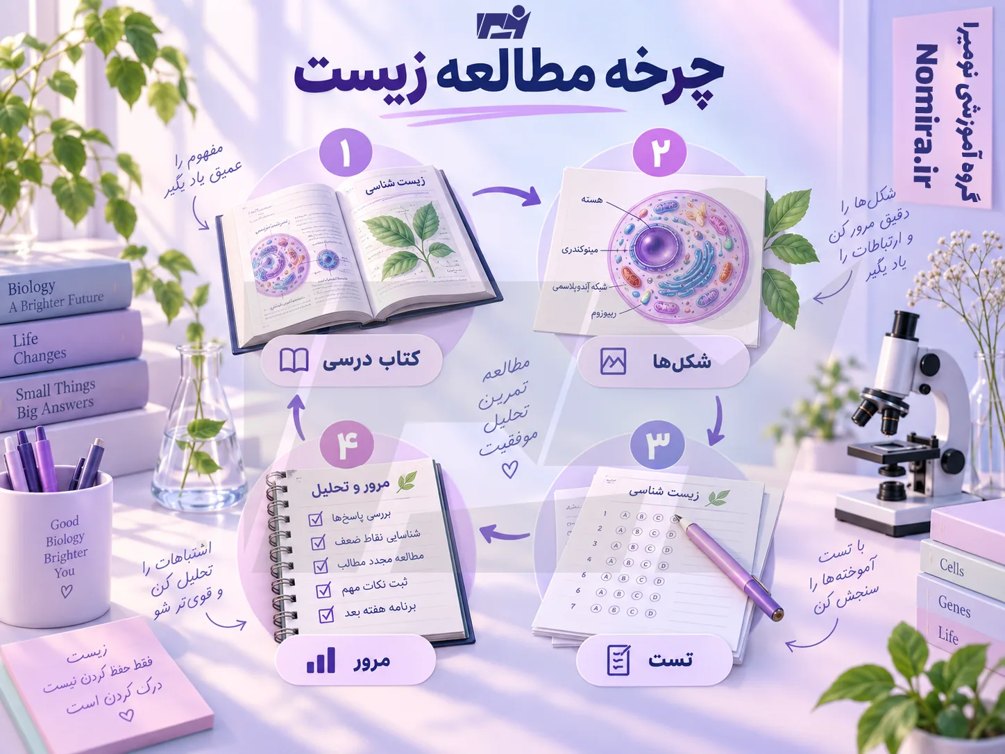 چرخه مطالعه زیست کنکور